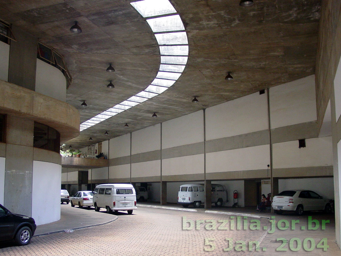 Via de serviço do Anexo do Teatro Nacional de Brasília