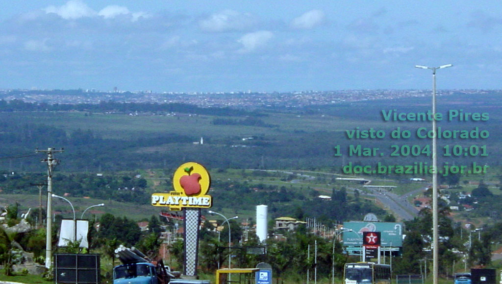 Vicente Pires, visto do alto do Colorado