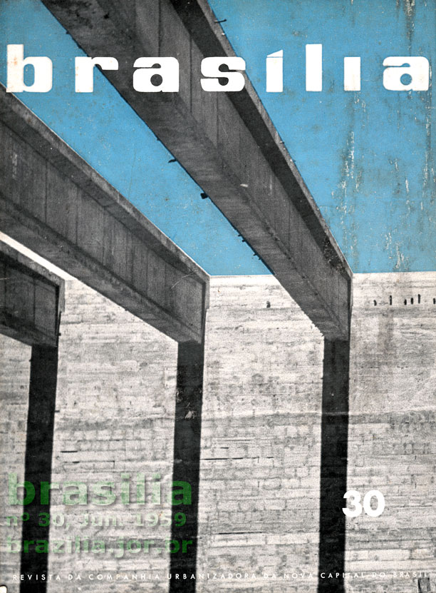 Construção da Plataforma Rodoviária, na revista brasília nº 30, de Junho de 1959