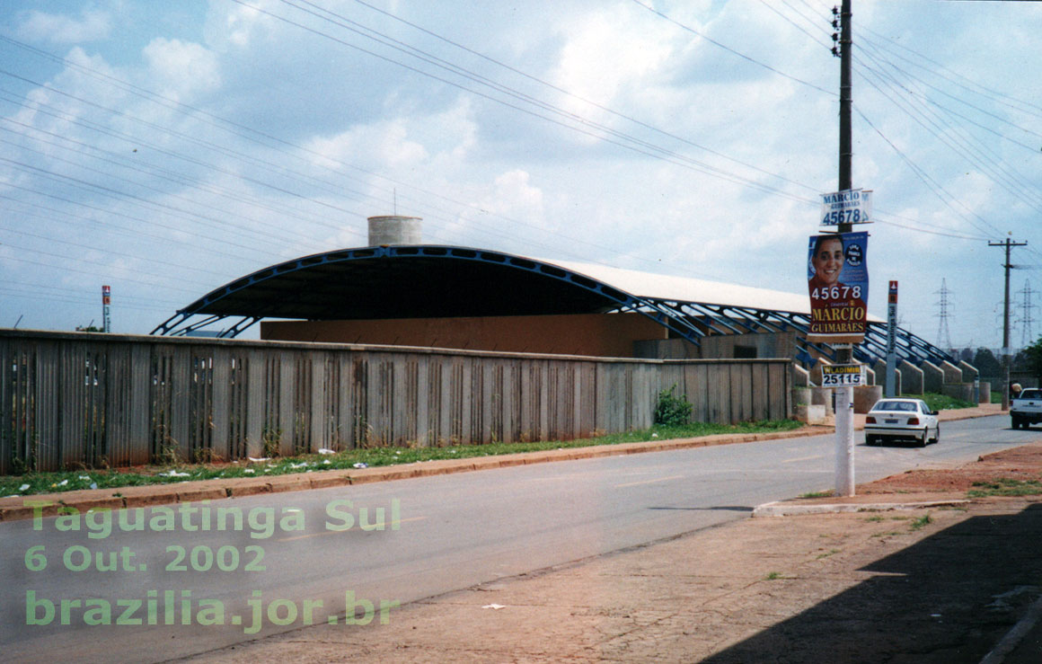 Entorno da Estação Taguatinga Sul do Metrô de Brasília