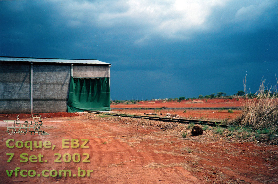 Trilhos do pátio ferroviário