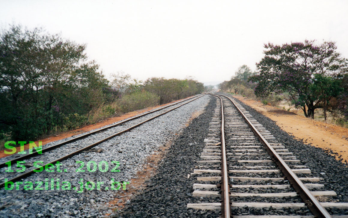 Final do ramal ferroviário do Setor de Inflamáveis (SIN) de Brasília